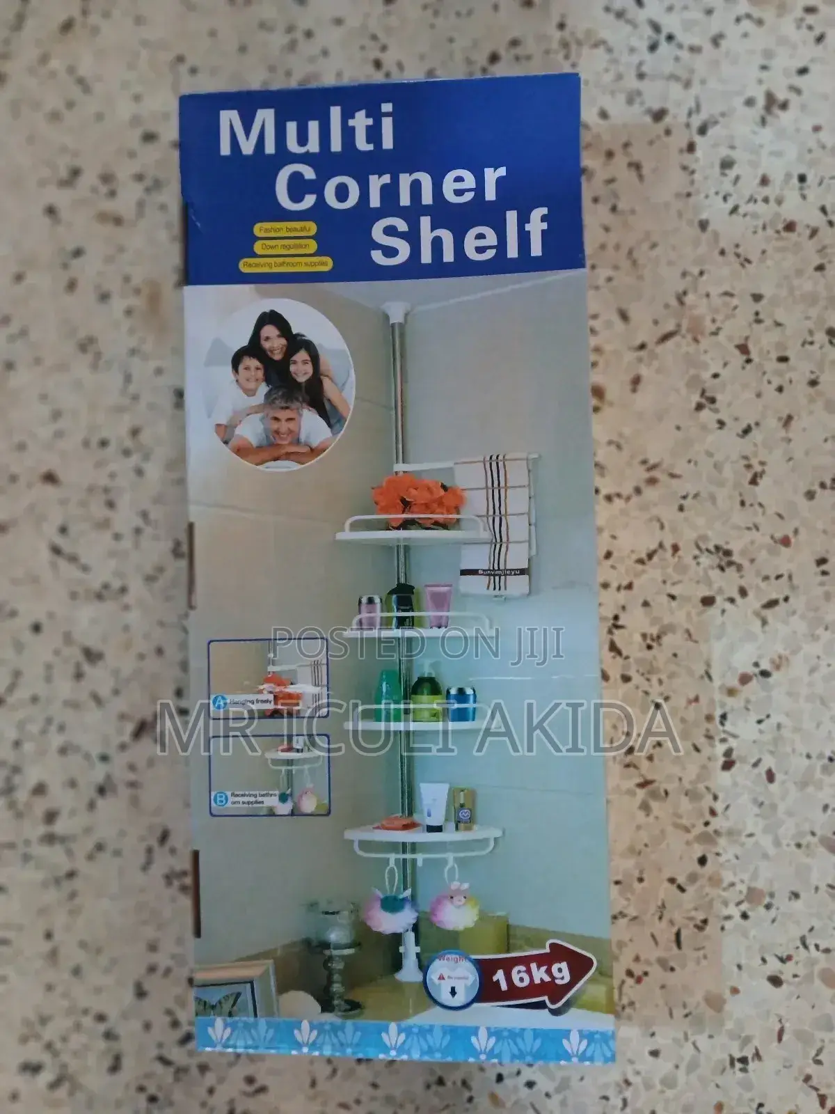 Multi Corner Shelf Bathroom Organiser Shower Caddy(16kgs)