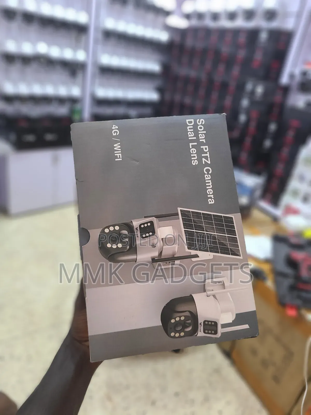 Solar PTZ Camera Dual Lens