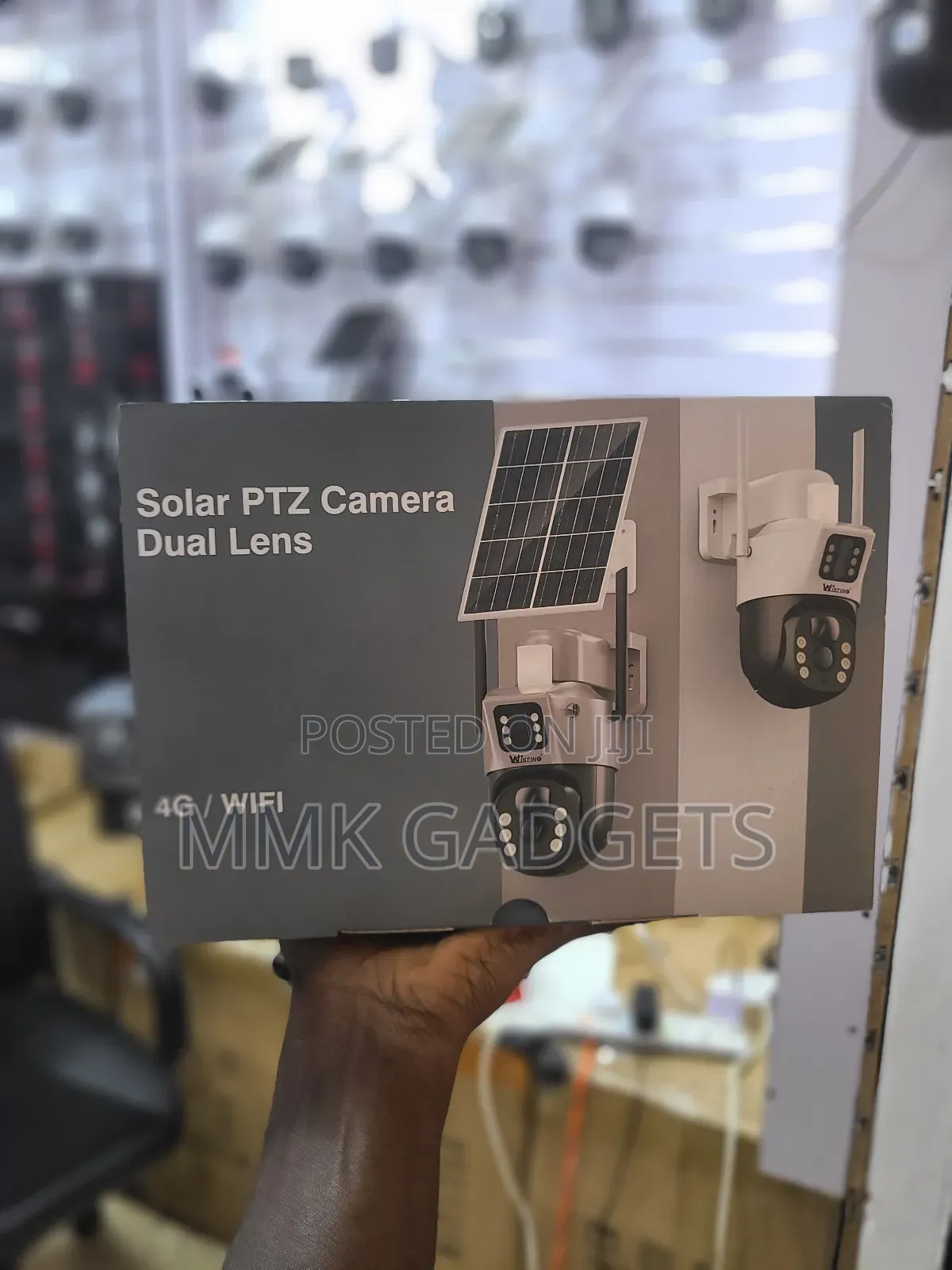 Solar PTZ Camera Dual Lens
