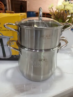 Two Layers Stainless Steel Steam Pot ( 24cm)