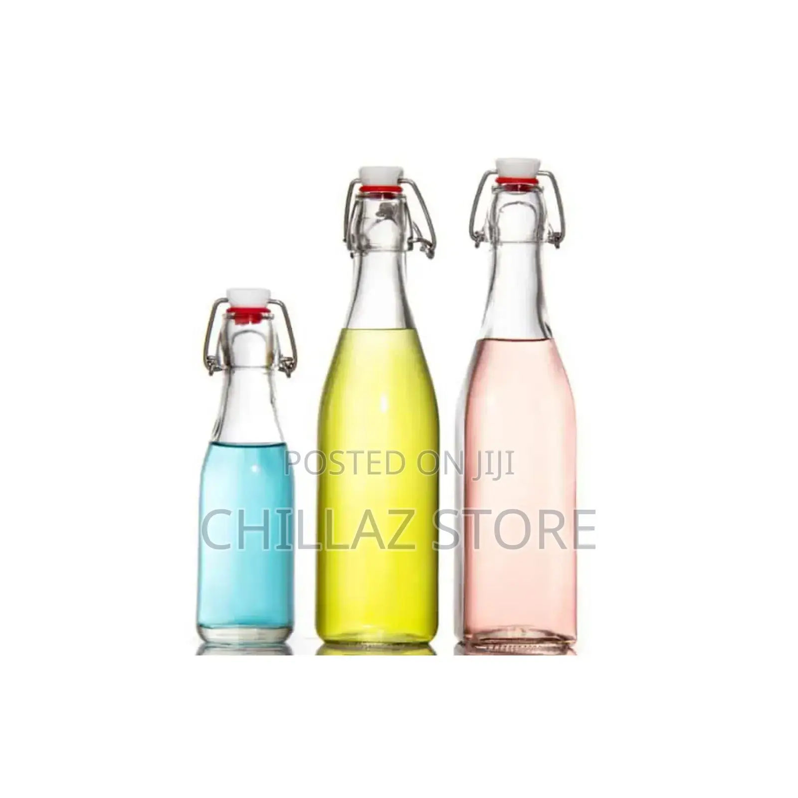 1litre Glass Airtight Top Brewing Bottle.