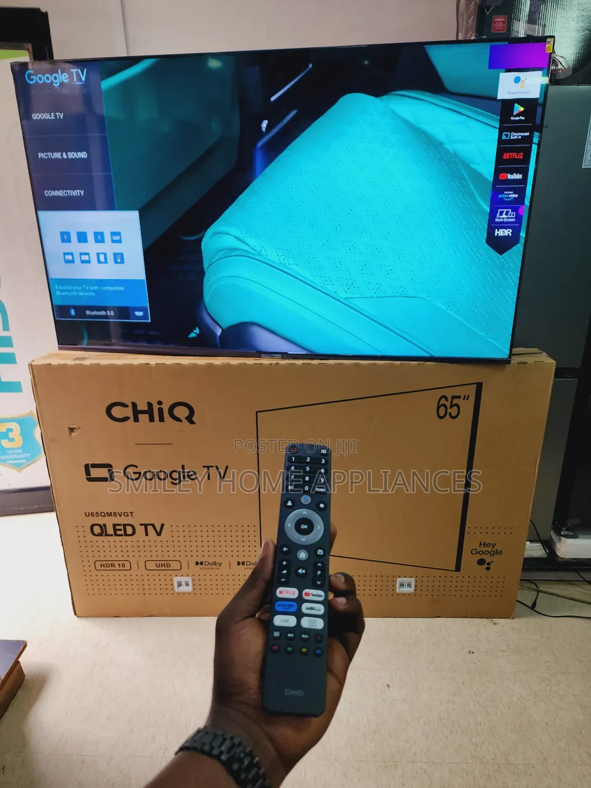 Chiq 65inches Qled Android Tv