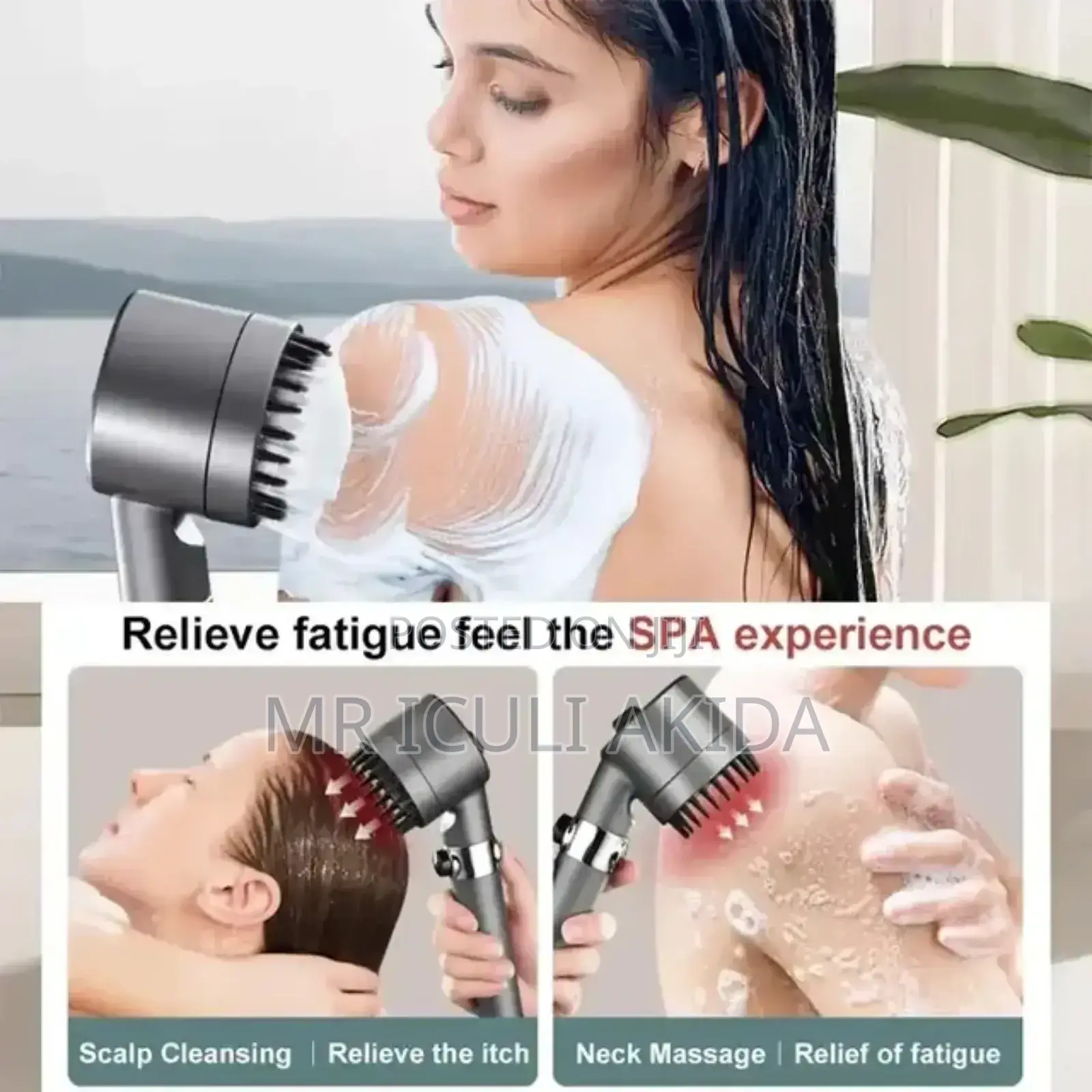 Super Water Filter Strong Turbo Presure Charged Shower Head