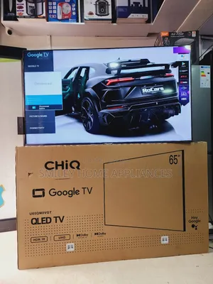 Brand New Frameless Chiq 65inches Google Tv