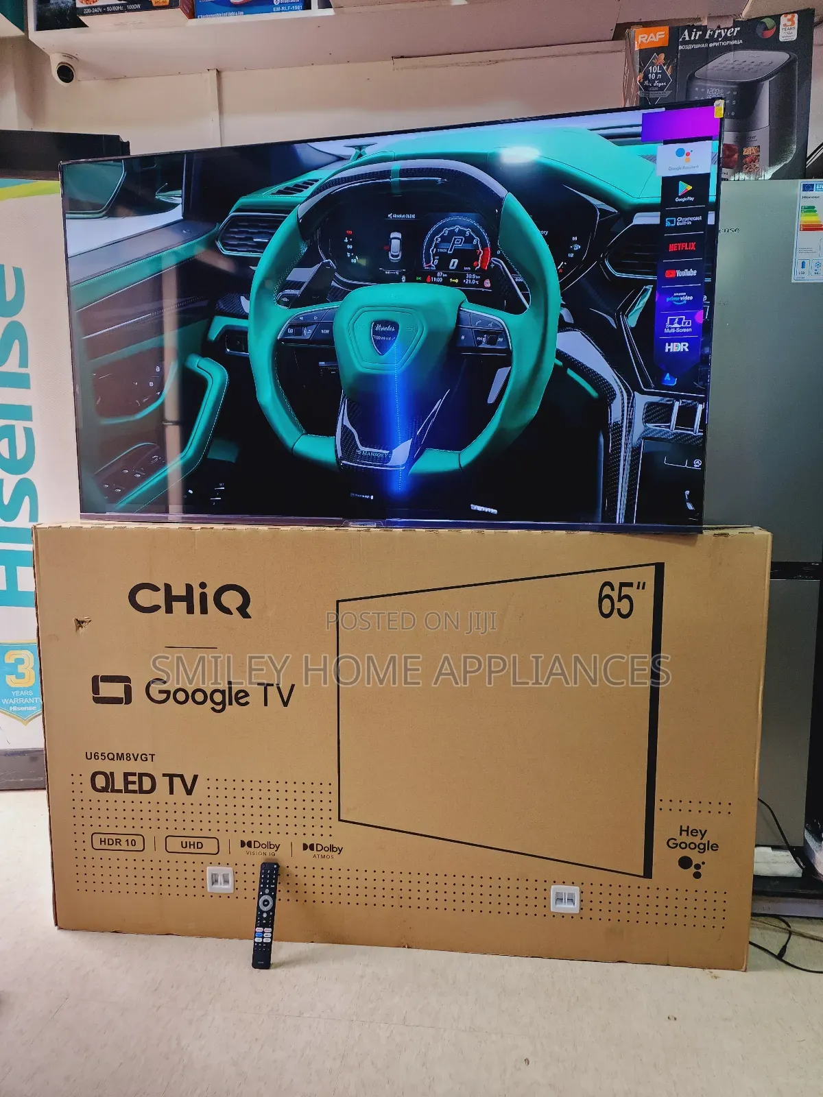 Newly Imported Chiq Qled 65inches Smart Tv