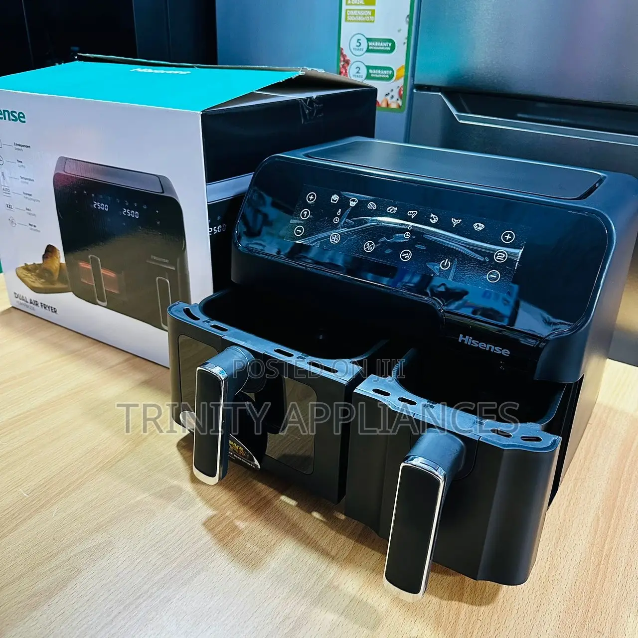 Hisense 8.8 Litre Digital Double Air Fryer H09afbk2s5