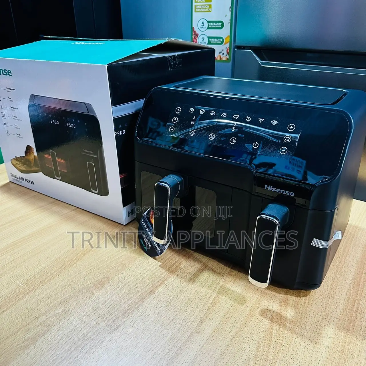 Hisense 8.8 Litre Digital Double Air Fryer H09afbk2s5