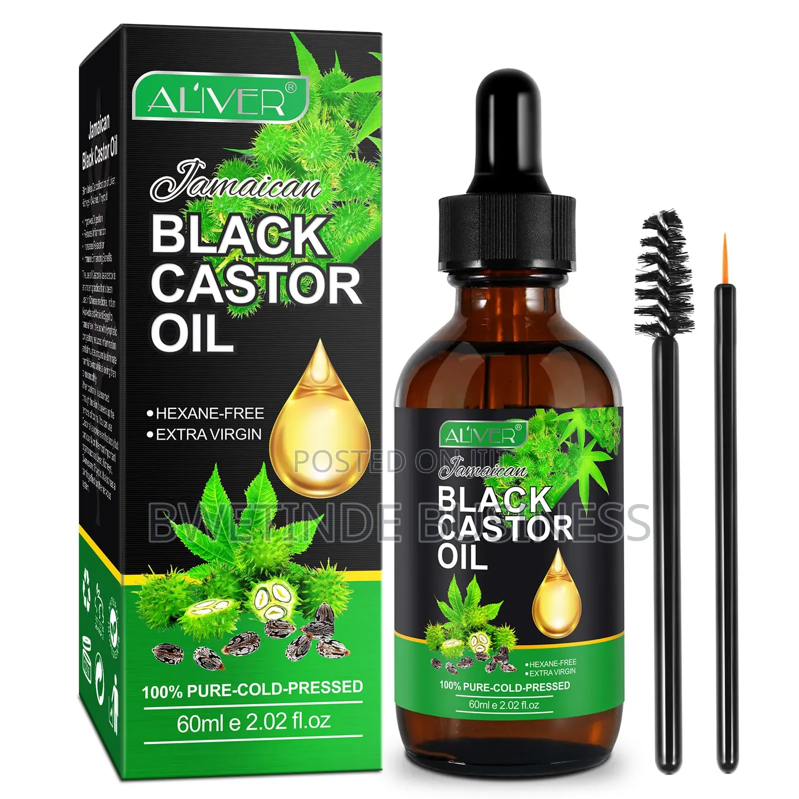 Organic Castor Oil Pure Cold Pressed