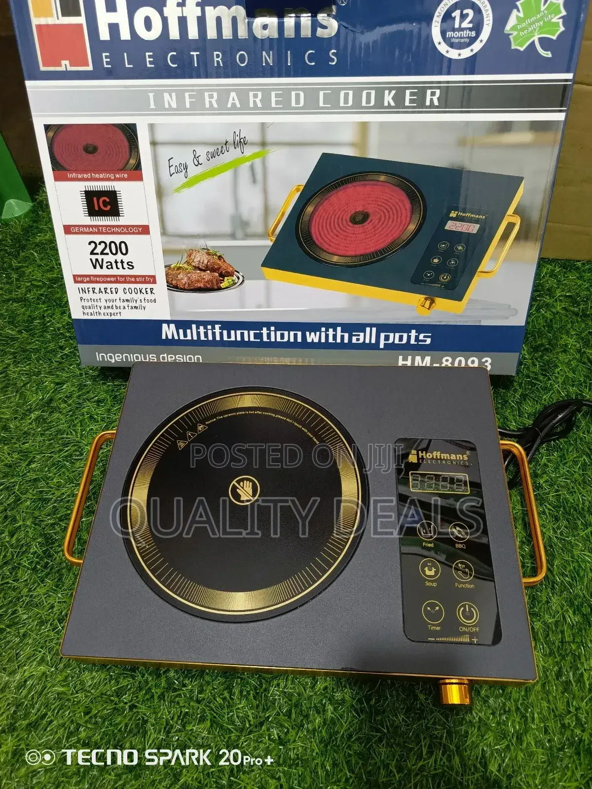 Hoffman Single Digital Infrared Cooker