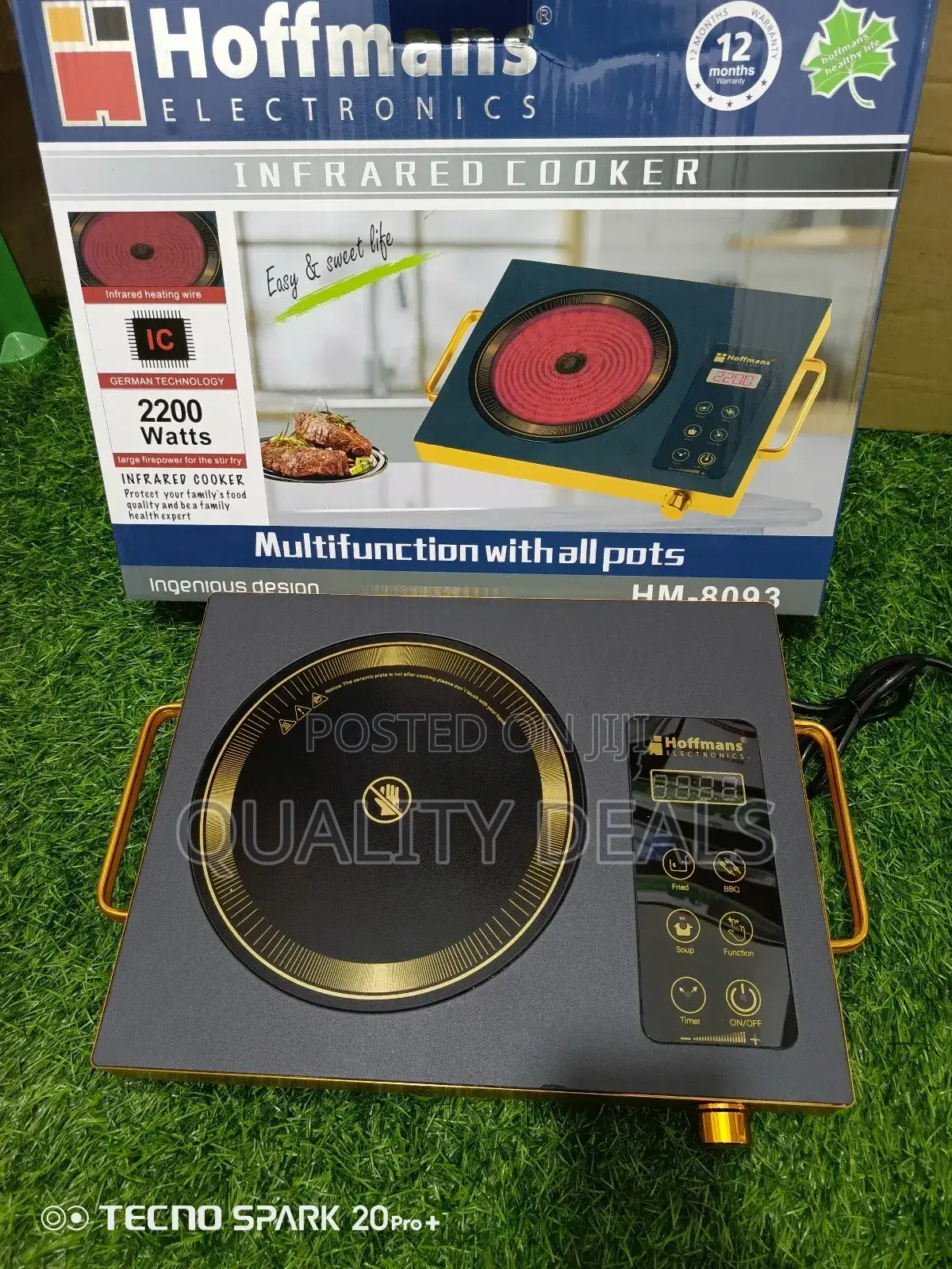 Hoffman Single Digital Infrared Cooker