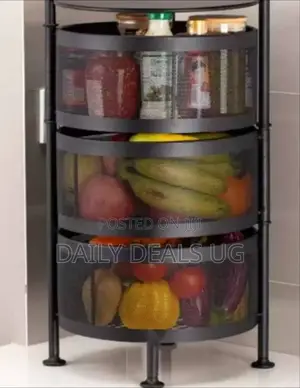 3 Layer Rotating Vegetable Rack