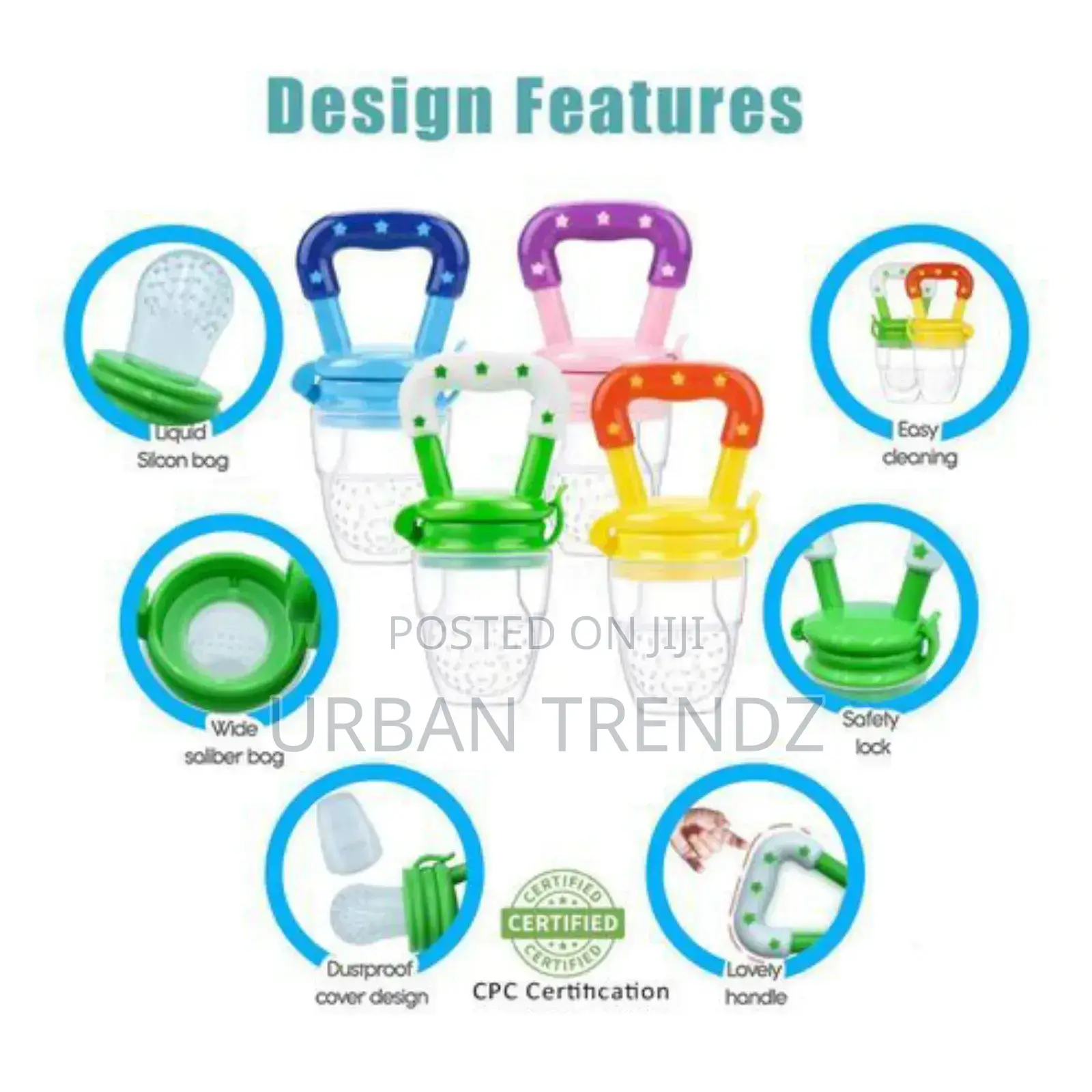 Baby Fresh Fruit Food Feeder Nibbler Pacifier Nippletraining