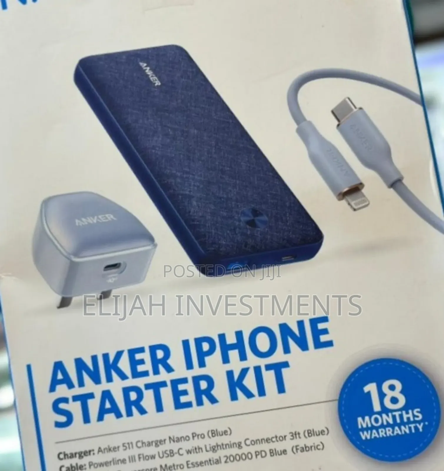 Brand New Anker iPhone Starter Kit With 20w Adpter