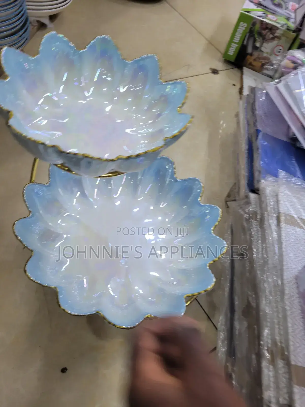 Fruit Stand And Its Bowls Ceramic