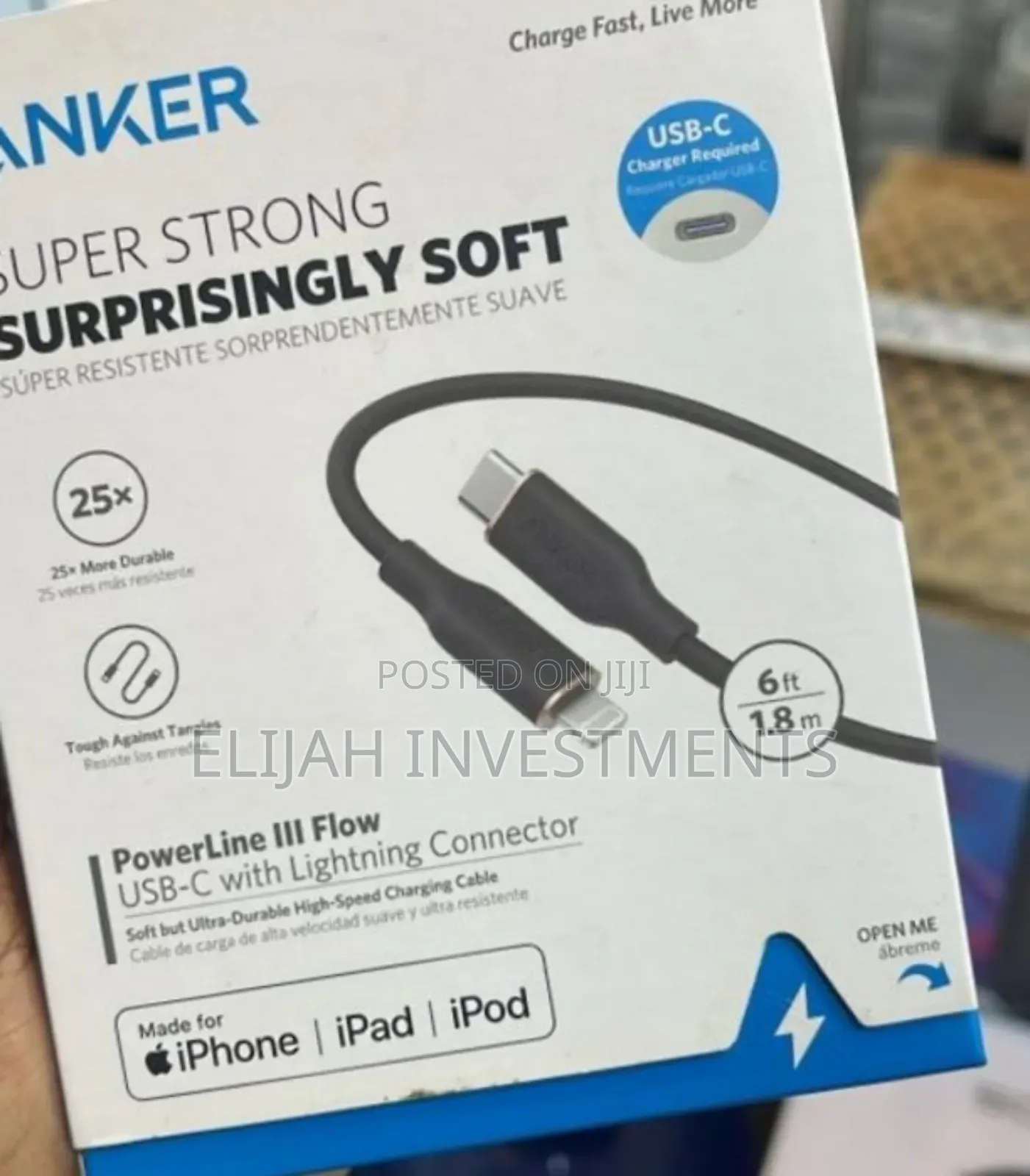Brand New Anker Super Strong Usb Cable