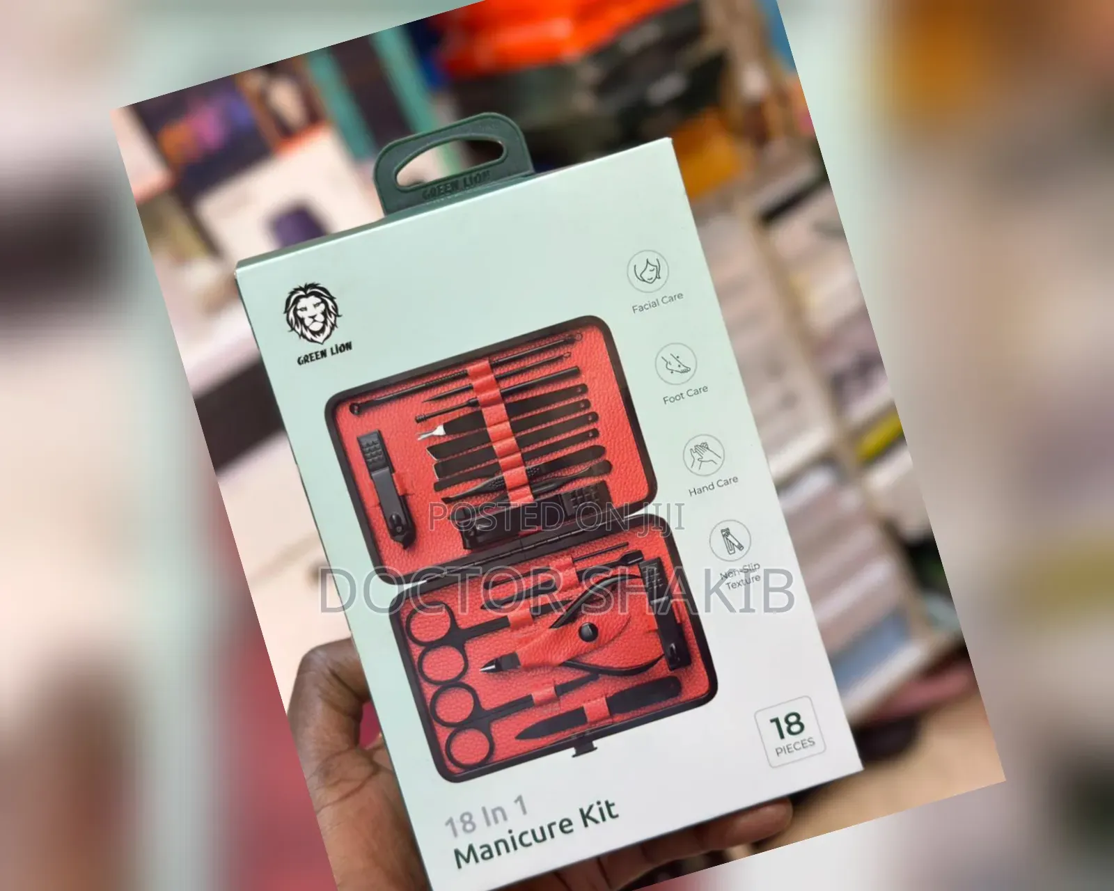 Green Lion 18 in 1 Manicure and Pedicure Set