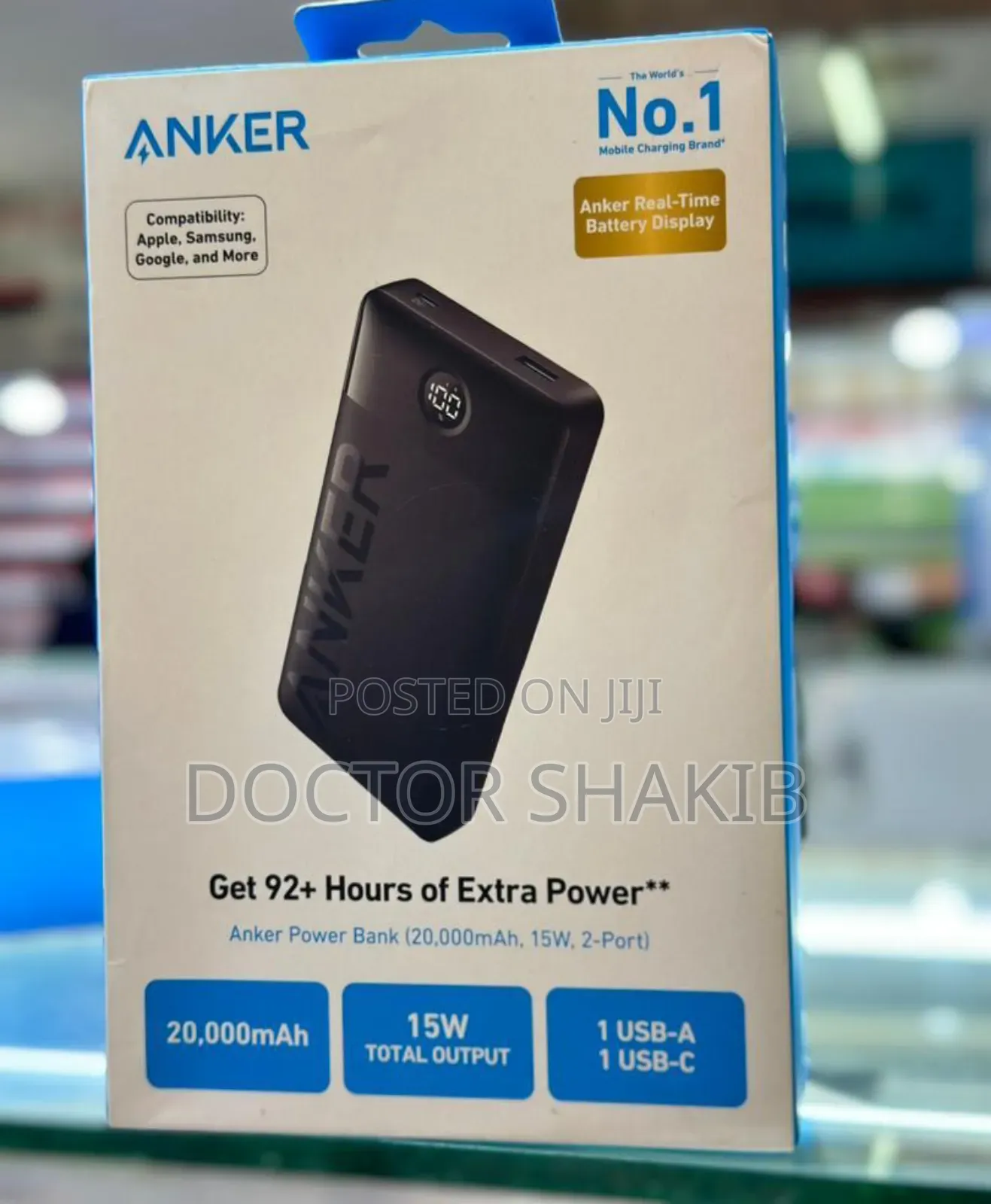 New Anker Real-Time Battery Display