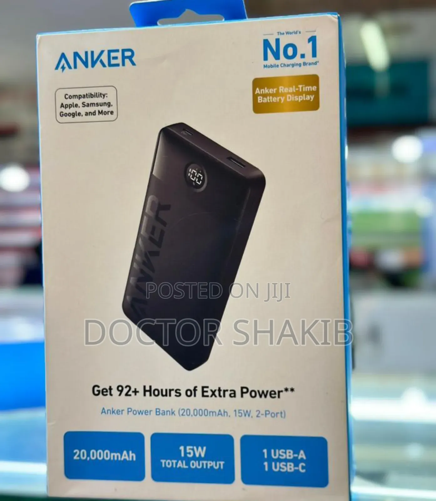 New Anker Real-Time Battery Display