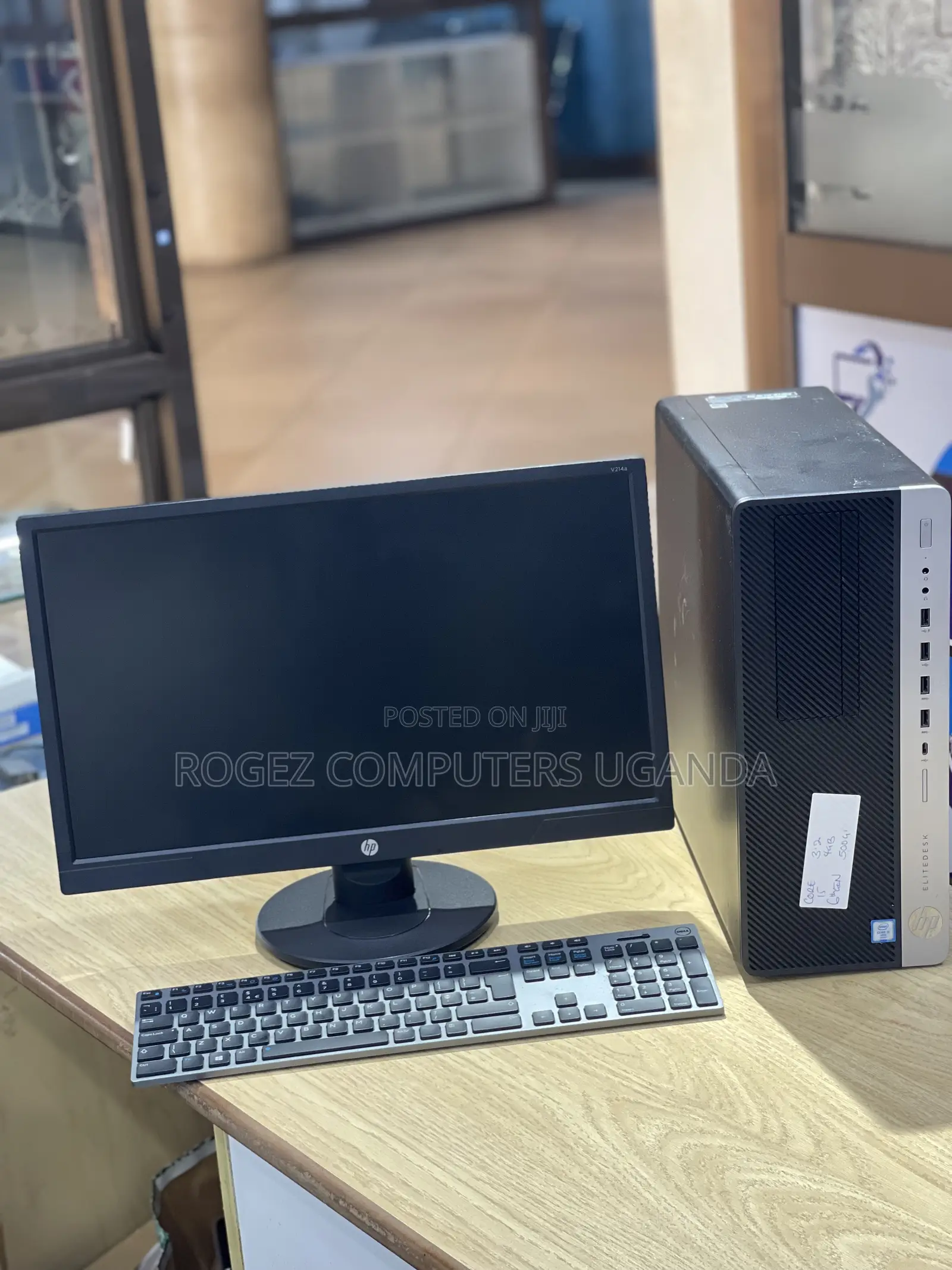 New Desktop Computer HP EliteDesk 800 G3 8GB Intel Core I5 HDD 500GB