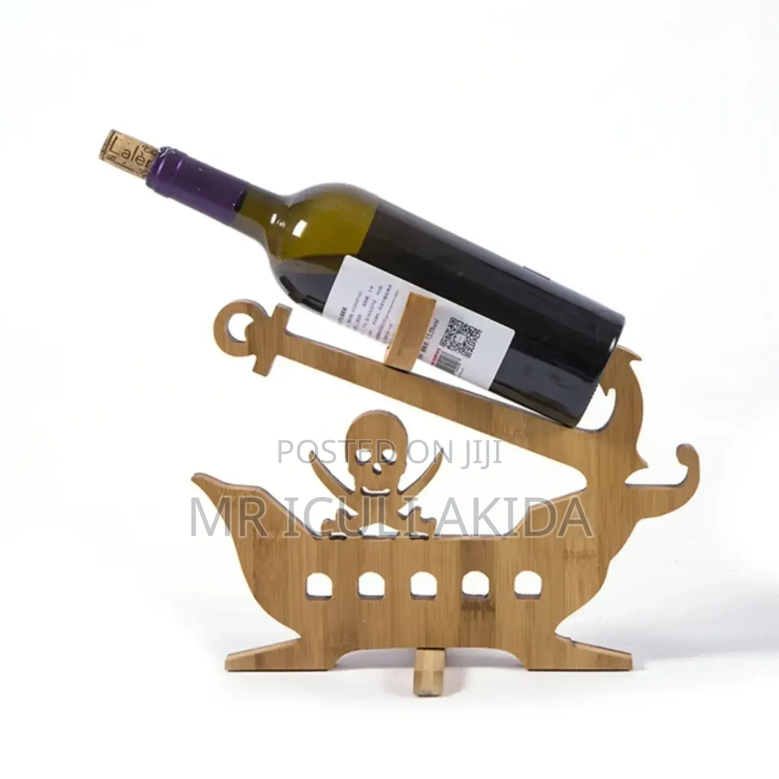Fine Bamboo Decorative Craft Wine Bottle Holder Rack