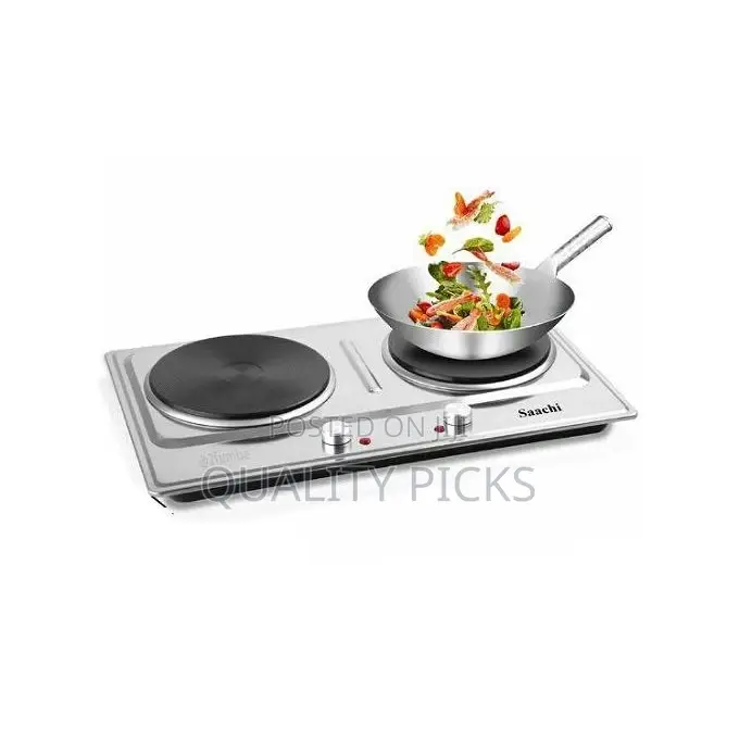 Saachi Electric Stove Double Burner Hot Plate Coil Cooker