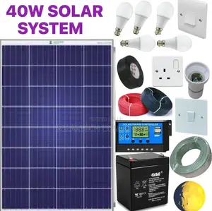 40W Solar System Full Kit/ Sunshine Solar