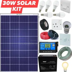30W Solar Energy Full Kit 18ah Battery