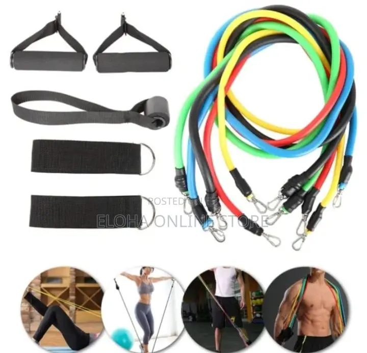 11pcs High Quality All Exercise Resistance Bands