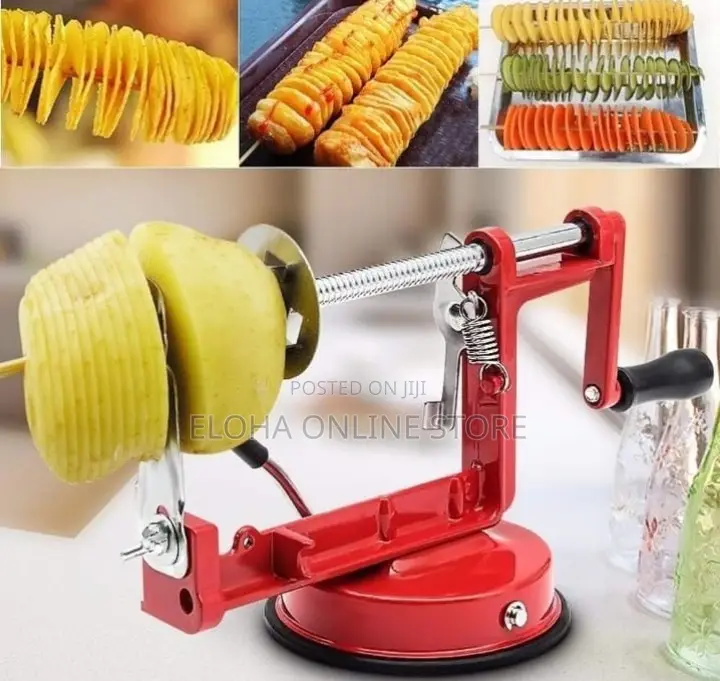 Spiral Potato Cutter Red