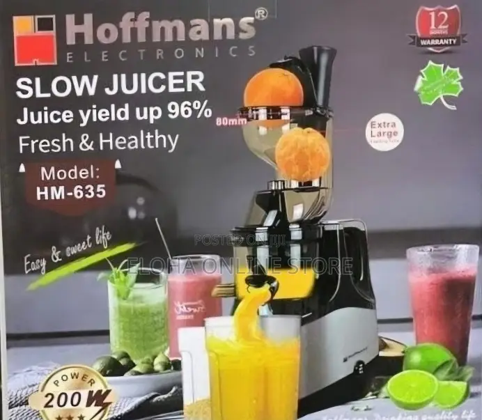 Hoffmans Slow Juicer Extractor Machine