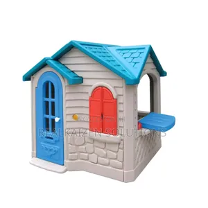 Indoor | Outdoor Plastic Kid Playhouse With Windows and Door