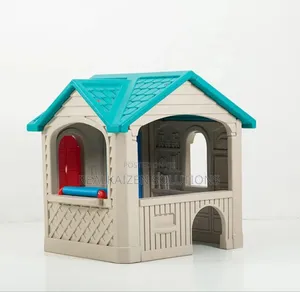 Indoor | Outdoor Plastic Kid Playhouse With Windows and Door
