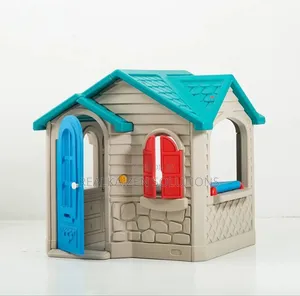 Indoor | Outdoor Plastic Kid Playhouse With Windows and Door