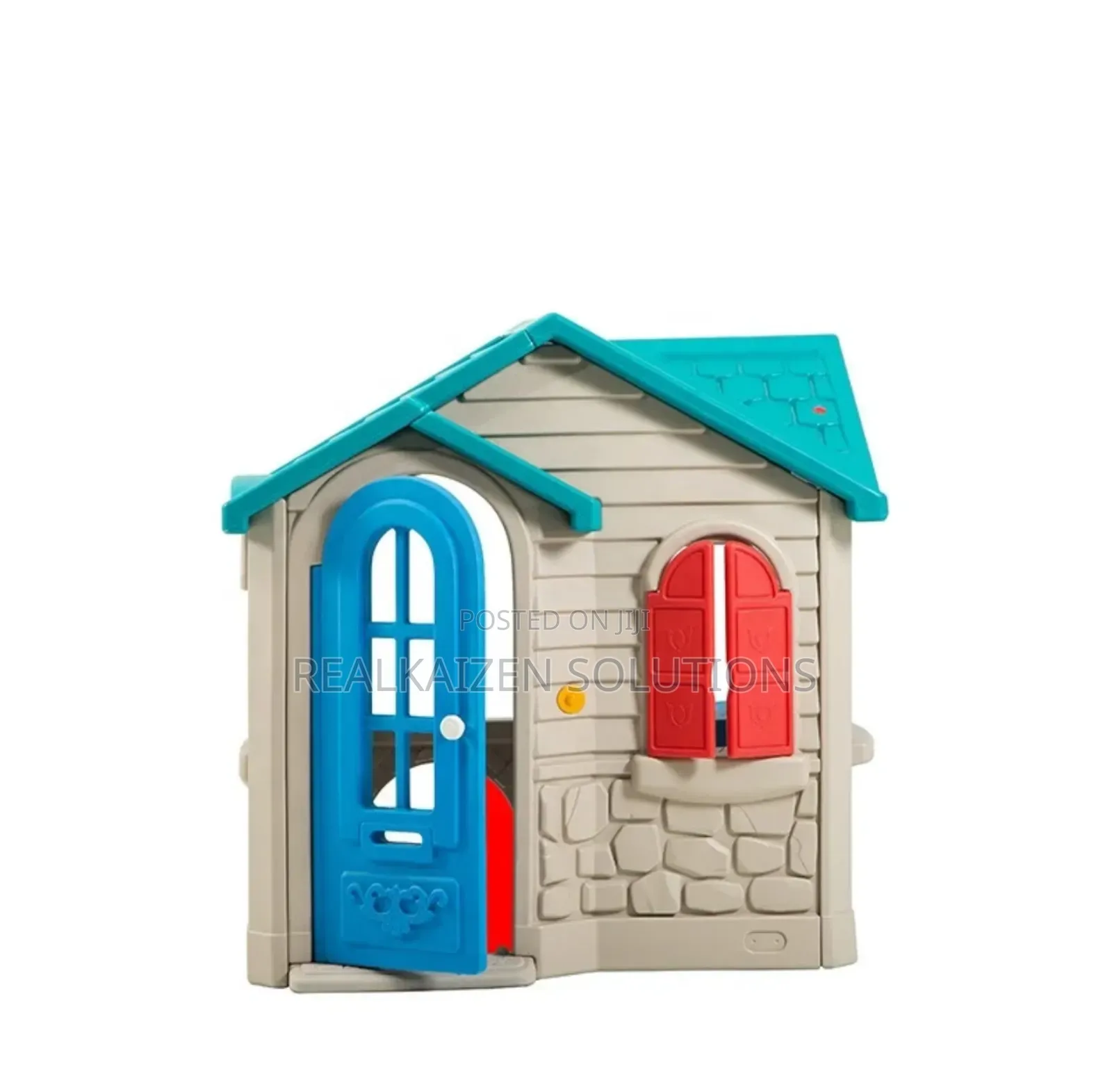 Indoor | Outdoor Plastic Kid Playhouse With Windows and Door