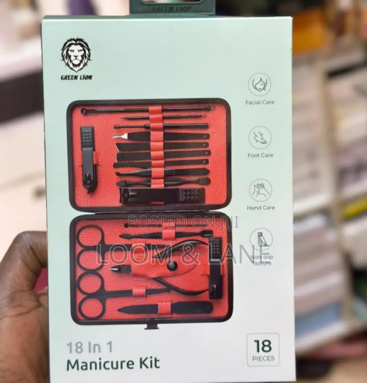 Green Lion 18 in 1 Manicure and Pedicure Set