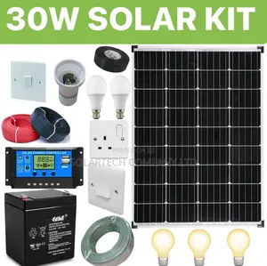 30W Highly Efficient Solar Kit