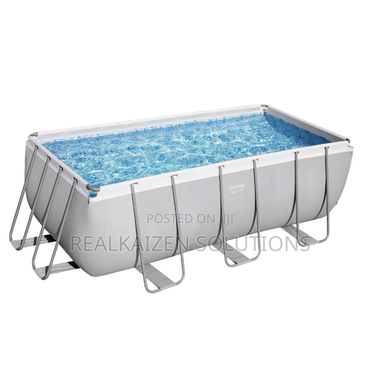 BESTWAY Rectangular Power Steel Frame 4.04x2.01x1m