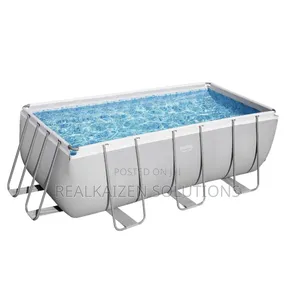 BESTWAY Rectangular Power Steel Frame 4.04x2.01x1m