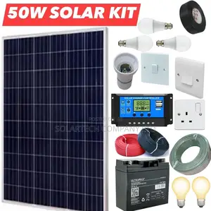 50W Solar Energy Full Kit/ 35ah Battery Series