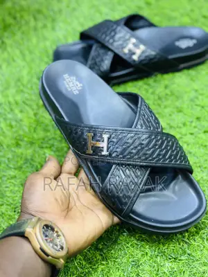 Original Men’S Hermes Cross Casual Leather Sandals