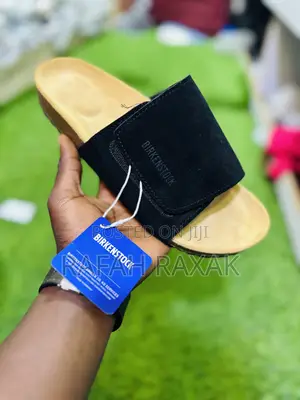 Original Men’S Black Suede Push in Birkenstock Sandals