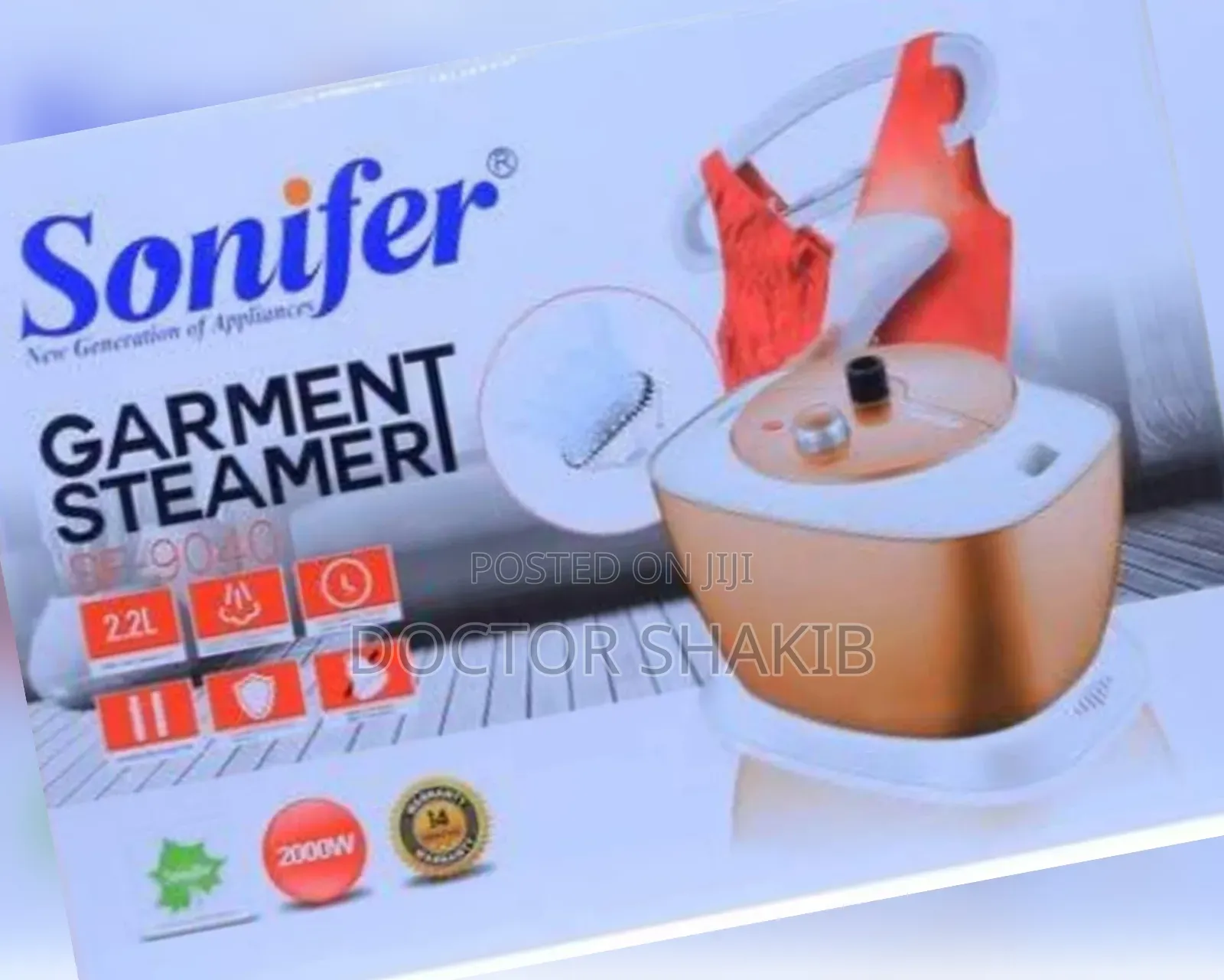 Sonifer Garment Steamer-New