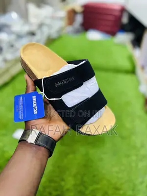 Black Suede Birkenstock Arizona Casual Sandals