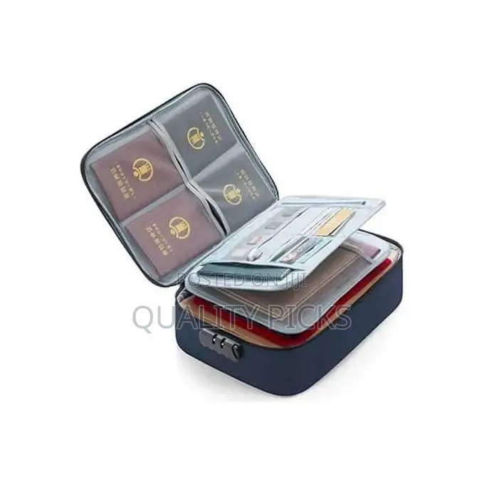 Portable Passport File Organizer Bag Passport Holder