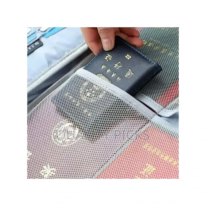 Portable Passport File Organizer Bag Passport Holder