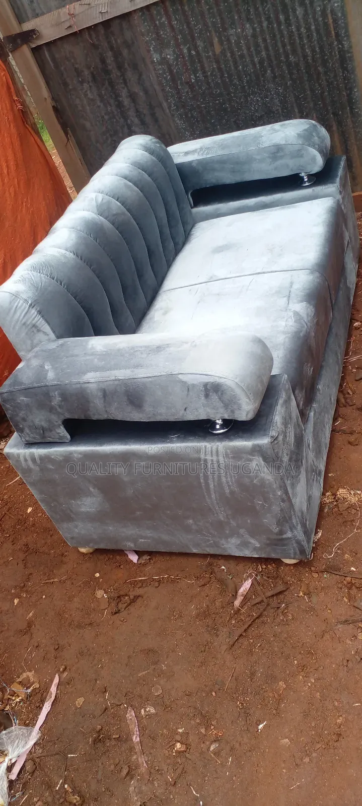 2seater Sofa Seat in Gray Colour on Order