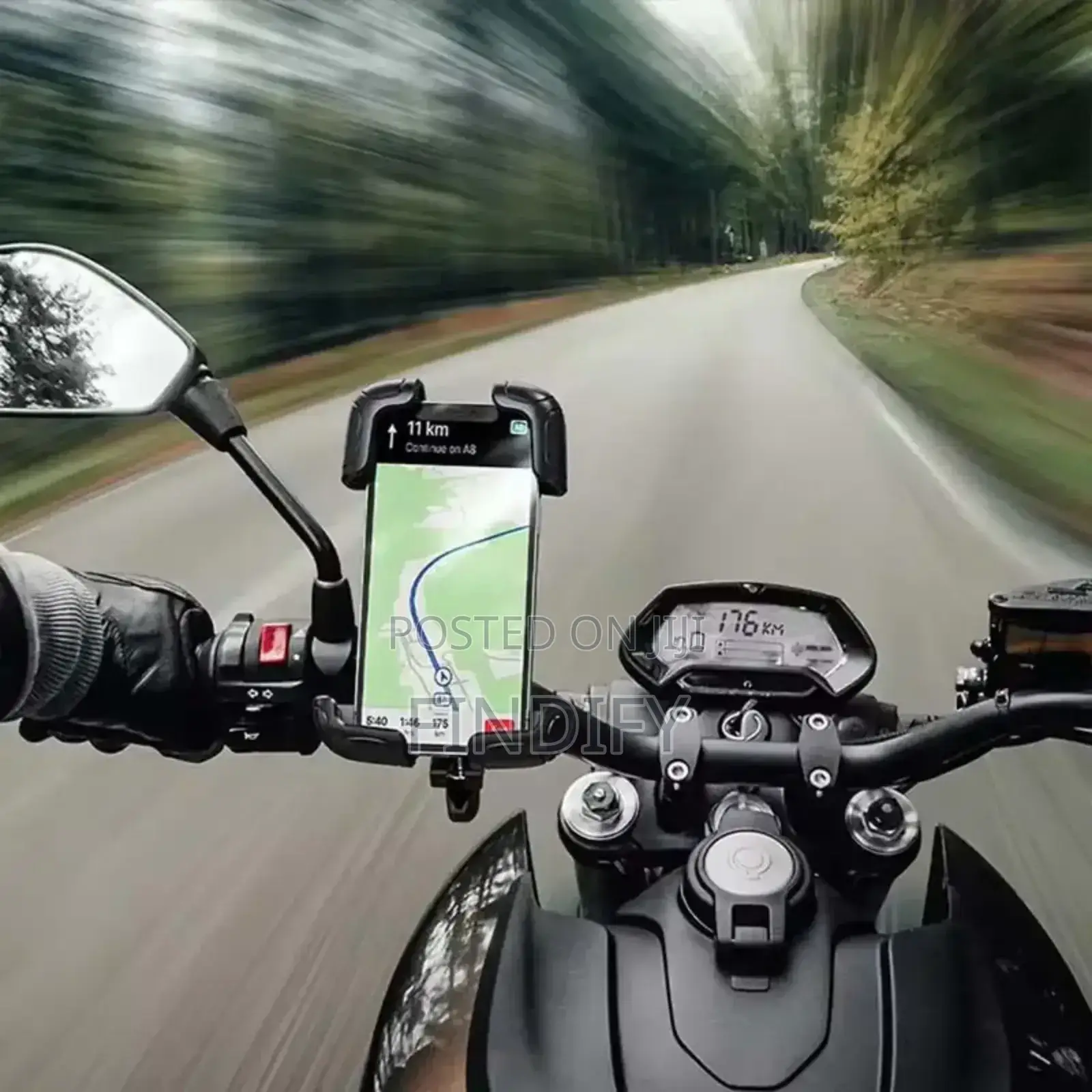 360 Rotation Handlebar Bracket Mount Adjustable
Stand Phone