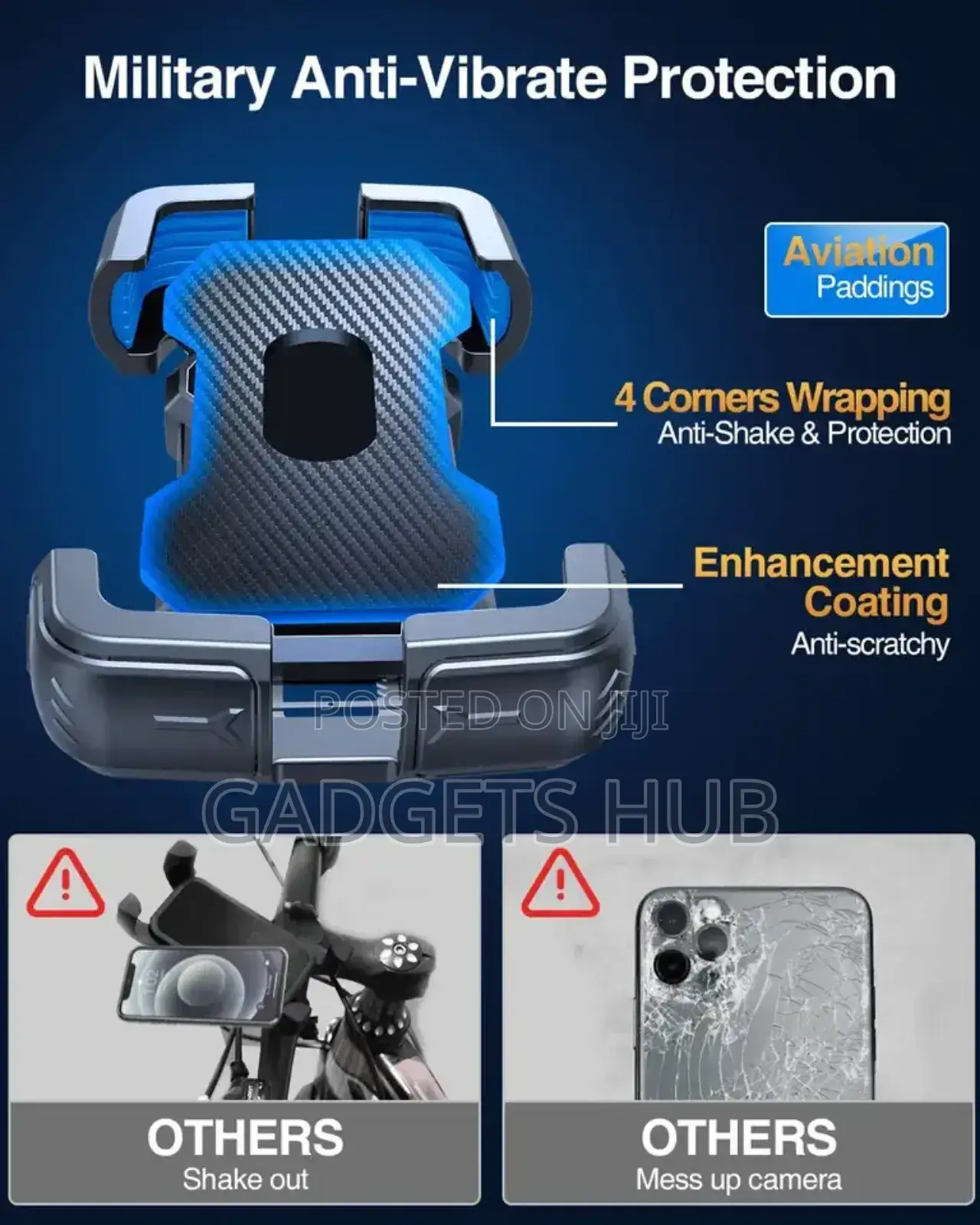 360 Rotation Handlebar Bracket Mount Adjustable
Stand Phone