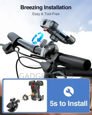 360 Rotation Handlebar Bracket Mount Adjustable
Stand Phone