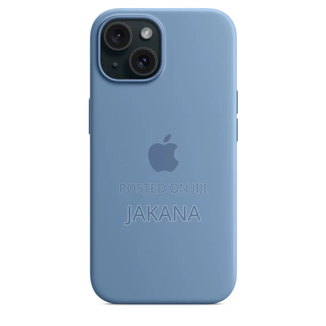 iPhone 13 Silicone Case With Magsafe Blue. Soft Touch Case
